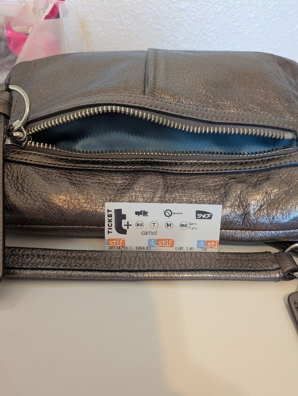 Coach Metallic Chelsea Flap Convertible Shoulder Bag EUC - Picture 8 of 13